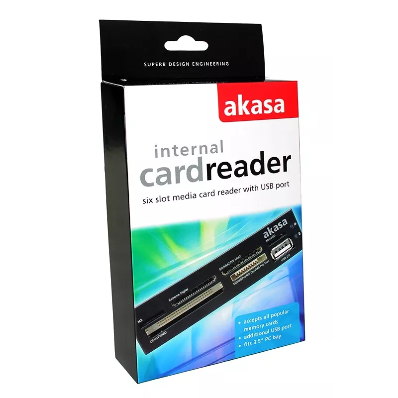 Akasa AK-ICR-07 Kartenleser USB 2.0 intern