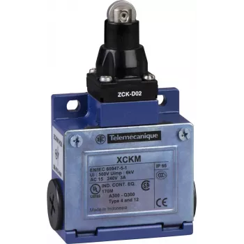 Schneider Electric XCKM102H29 Elektrischer Schalter Endschalter 2P Blau (XCKM102H29)