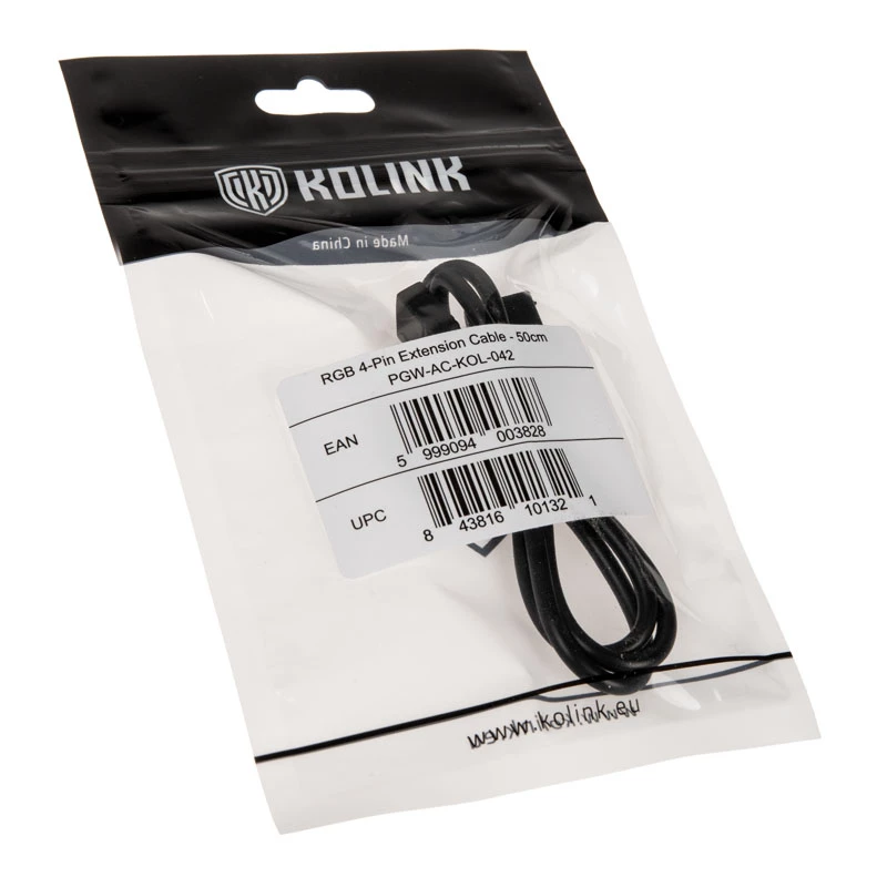ARGB 4-Pin Verlängerungskabel Kolink ARGB 4-Pin 0,5 m, 4-Pin auf 4-Pin, 0,5 m Länge