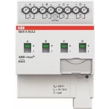 ABB Stotz S&J Schaltaktor 4-fach, 16A, C-Last SA/S4.16.5.2 (2CDG110266R0011)