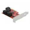 SATA PCI Express x4 Karte DeLOCK 6 Port Low Profile Formfaktor