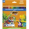 BIC Buntstifte Kids Smooth 24 Farben Set