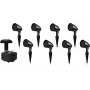 Subwoofer-Set Omnitronic GSUB-8 – 8× Projektor-Lautsprecher, schwarz