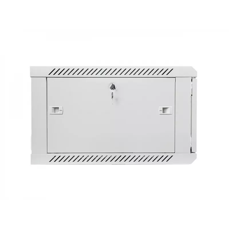 Lanberg Wandmontage-Schrankgehäuse 19 inch 6U 600x600mm grau (Glastür)