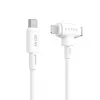 HYPER HyperJuice USB-Kabel USB 2.0 1,5 m USB-C USB-C/Lightning Weiß