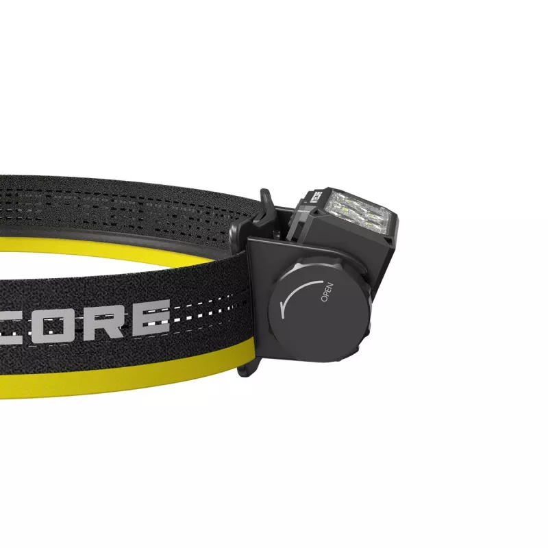 Stirnlampe Nitecore HC70 UHE — Stirnband-Taschenlampe, 1600 Lumen, stoßfest, wasserdicht, 0,172 kg, schwarz