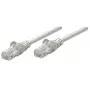 Intellinet Netzwerk-Patchkabel, Cat6, 0,5 m, Grau, CCA, U/UTP, PVC, RJ45, vergoldete Kontakte, Rastnasenschutz, vergossener Knickschutz, lebenslange Garantie