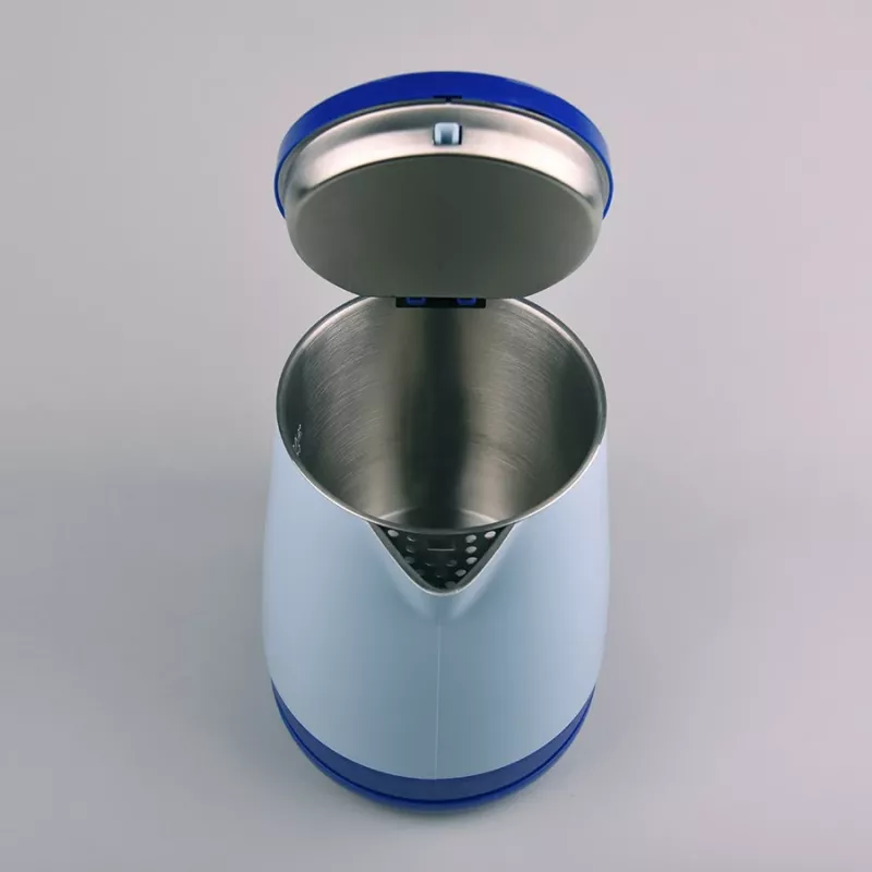 Wasserkocher Maestro MR-037 1,2 L 1630 W Edelstahl, blau, 360°-Basis