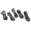 Zebra 105950-015 Stromkabel Schwarz Netzstecker Typ F IEC C13