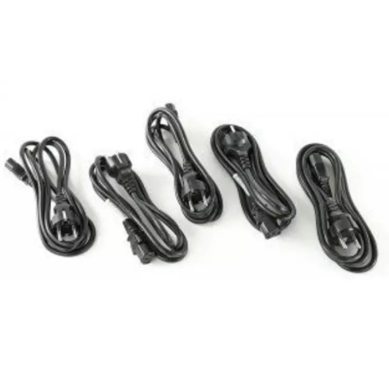 Zebra 105950-015 Stromkabel Schwarz Netzstecker Typ F IEC C13