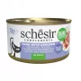Nassfutter für Katzen Agras Pet Foods SCHESIR Thunfisch mit Zackenbarsch in Gelee 70 g, erwachsen, 85% Feuchtigkeit, 12,5% Protein