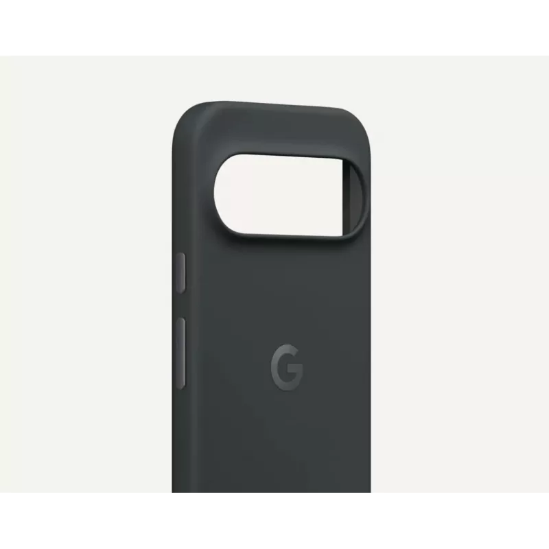Handyhülle Google Pixelsnap für Pixel 10 / Pixel 10 Pro, 6,3 Zoll (16 cm), Silikon/Mikrofaser/PC, schwarz