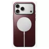 Lederhülle Nomad Modern für iPhone 17 Pro Max (6,9 Zoll) – Burgund, Leder+TPU+PC