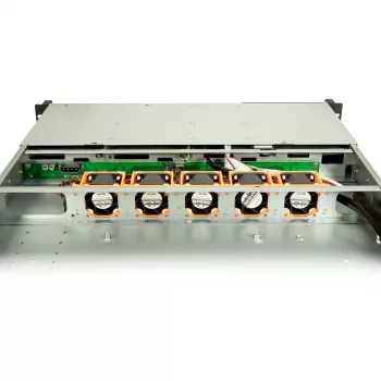 Inter-Tech IPC 1U-1404 Rack Schwarz, Edelstahl