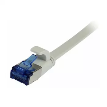 Synergy 21 Patchkabel RJ45, CAT6A 500MHz, 1,0m, Grau, U/FTP, Flach, TPE(Superflex), AWG32, Synergy 21 - Kabeltyp U/FTP - Drahtpaare foliengeschirmt