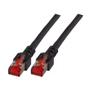 EFB-Elektronik RJ45 Patchkabel Cat.6 S/FTP LSZH schwarz 50 m