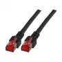 EFB-Elektronik RJ45 Patchkabel Cat.6 S/FTP LSZH schwarz 50 m