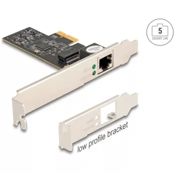 DeLOCK PCI Express x1 Karte 81260 1 x RJ45 5 Gigabit LAN RTL8126
