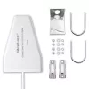 Externe 4G/5G LTE-Antenne QOLTEC 9 dBi, N-Buchse, 3 m Kabel