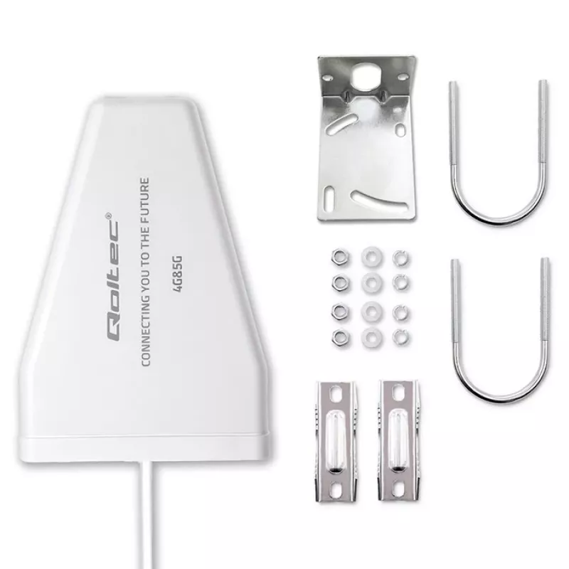 Externe 4G/5G LTE-Antenne QOLTEC 9 dBi, N-Buchse, 3 m Kabel