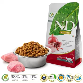 FARMINA N&D CAT PRIME CHICKEN & POMEGRANATE ADULT 1,5 kg