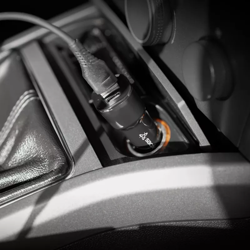 Kfz-Ladegerät SBOX CC-038 38W Schwarz — Dual-USB-Netzteil für Fahrzeuge
