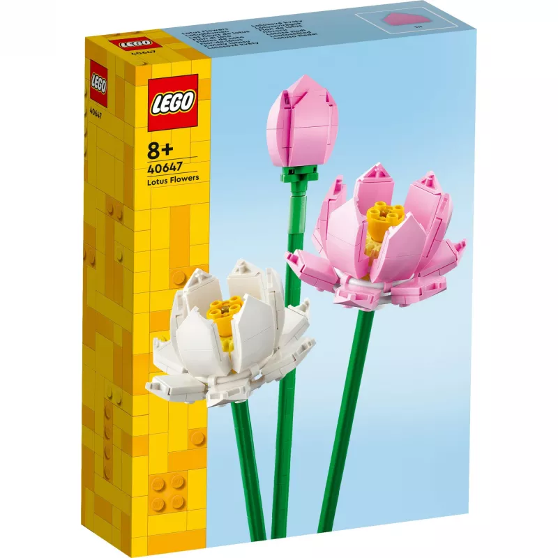 LEGO-Bauset LEGO 40647 Lotus Flowers — Botanical Collection modulares Modell, 220 Teile, Höhe 300 mm, Alter 8+