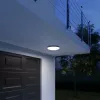 Deckenleuchte Steinel DL Vario Quattro PRO S — runde LED-Leuchte 14 W, weiß, 310×69 mm, integrierter Bewegungsmelder