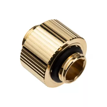 Fitting EK Water Blocks Messing Gold 14mm Höhe 2,3cm Durchmesser