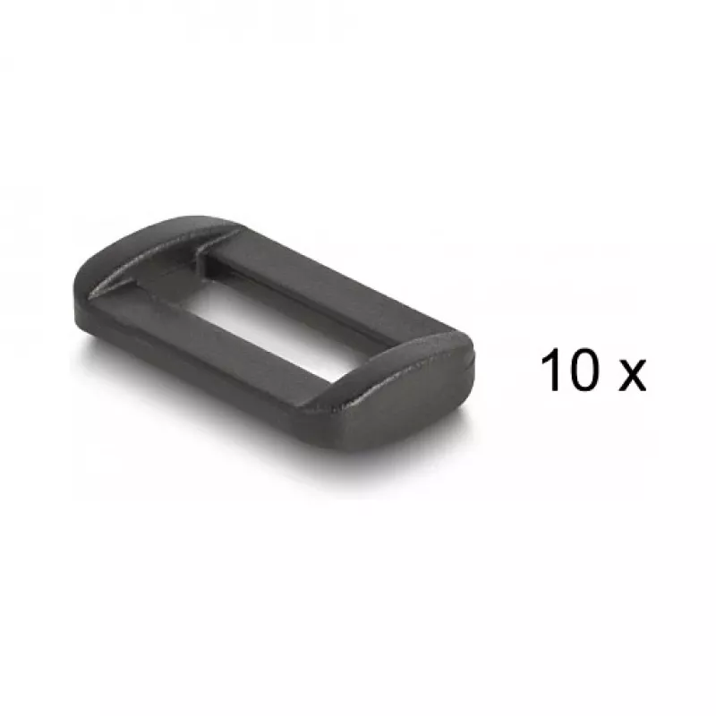 DeLOCK Klettband 3 m x 20 mm schwarz Nylon
