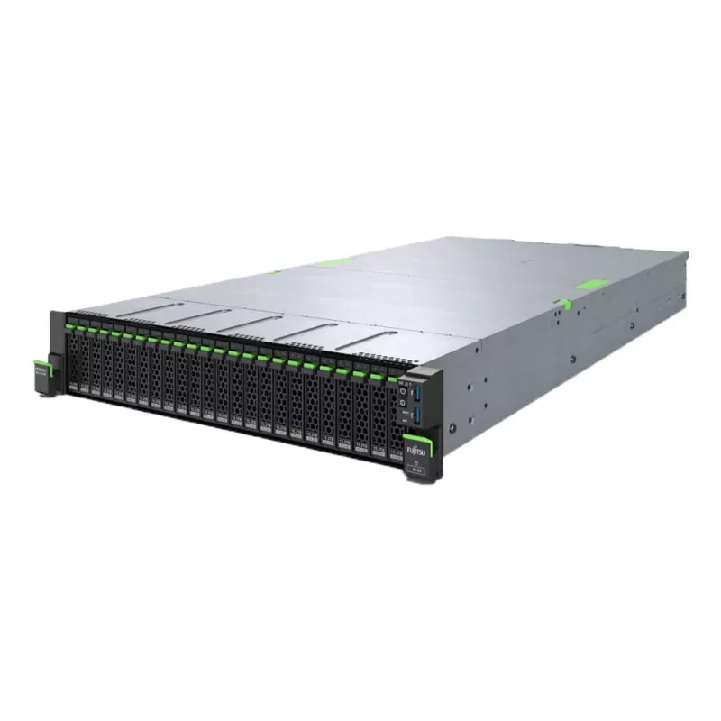 Fujitsu PRIMERGY RX2540 M7 Server 0 GB Rack (2U) Intel Xeon Silver 4410T 2,7 GHz 32 GB DDR5-SDRAM 900 W
