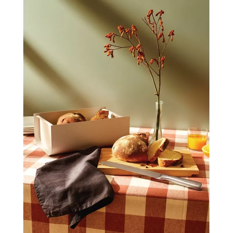 Brotkasten Alessi BG03WG Grau 340mm Breite 210mm Tiefe 140mm Höhe