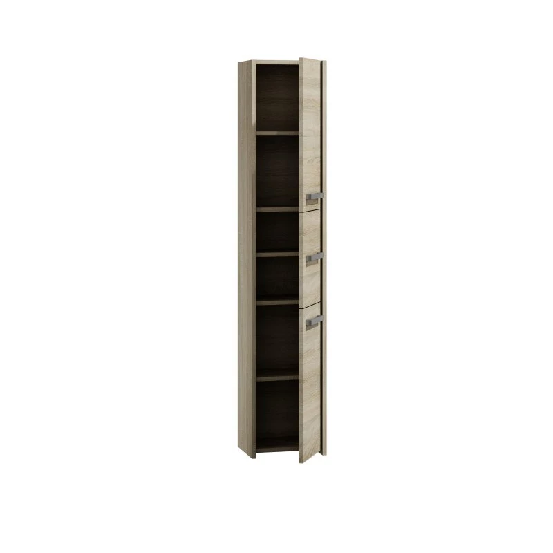 Topeshop S33 SONOMA Badezimmer-Aufbewahrungsschrank Eiche