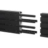 Montageschiene B-Tech BT8390 Verlängerungsset Schwarz 12 mm Breite 8 mm Tiefe 180 mm Länge