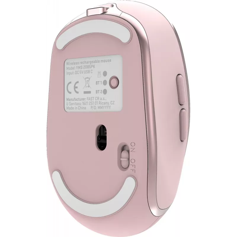 Kabellose Maus YENKEE YMS 2085PK NOBLE Dual WiFi Bluetooth