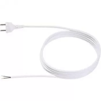 BACHMANN contour Netzkabel 3m schwarz 241.175 H05VV-F 2x1 mit Stecker Typ 24 lose 241.175 (241.175)