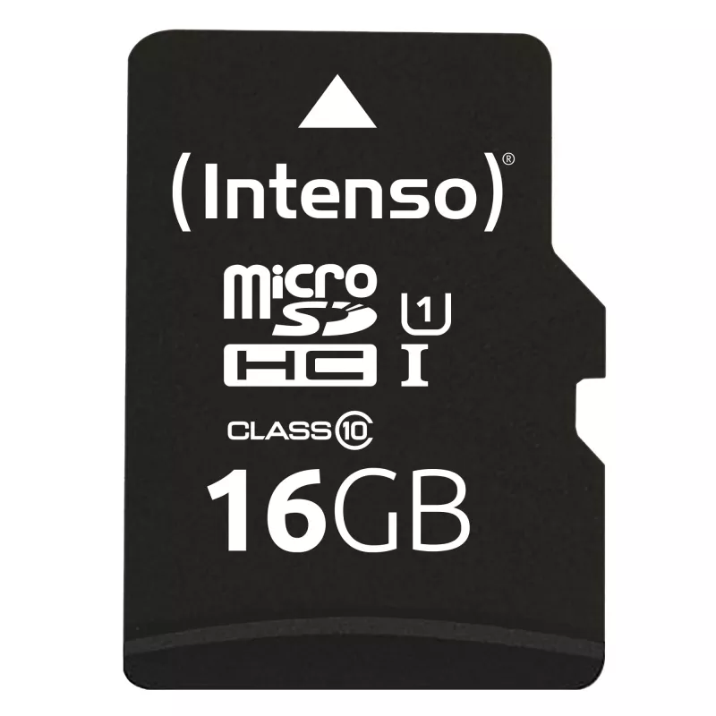 Intenso Performance - Flash-Speicherkarte (microSDHC/SD-Adapter enthalten) - 16 GB - UHS-I U1 / Class10 - microSDHC UHS-I