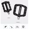 Rockbros 2017-12CBK Nylon Fahrradpedalset - Schwarz