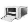 Wandmontierter Rackschrank ALLNET ALL-SMC6412GRAU 12U, 50 kg Tragfähigkeit, Schlüsselschloss, grau