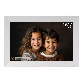 Denver PFF-1012 digitaler Bilderrahmen Weiß 25,6 cm (10.1) Touchscreen Wi-Fi
