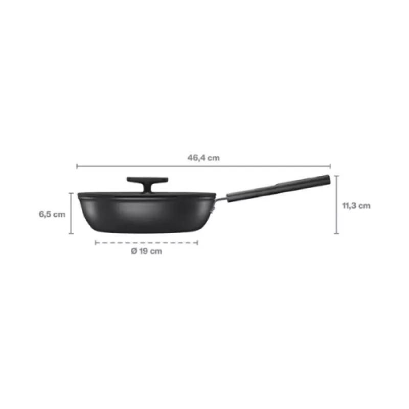 Fiskars Hard Face 1075528 Antihaft-Bratpfanne 24 cm 2,2L