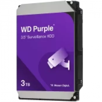 Interne Festplatte Western Digital Lila WD34PURZ 3 TB 3,5 Zoll 5400 U/min 128 MB Serial ATA III