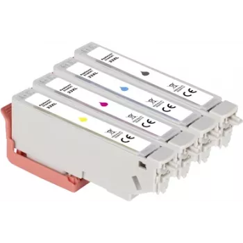 Renkforce Tinten-Kombipackung ersetzt Epson 33XL (C13T335740) kompatibel Schwarz, Cyan, Magenta, Gelb RF-5706062 (RF-5706062)
