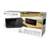 Weckerradio Muse M-185 CR — FM/MW, 0,9-Zoll-LED-Anzeige, AC 230V mit AAA-Batterie-Backup, schwarz