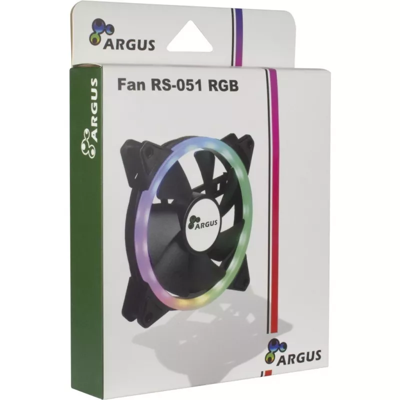 INTER-TECH Argus RS-051 ARGB 120mm Gehäuselüfter - Schwarz