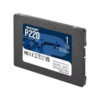 2,5 Zoll SATA III SSD PATRIOT P220 1 TB — 550/500 MB/s, 50k IOPS, 7 mm