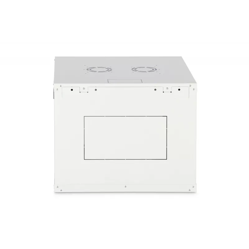Wandmontierbarer 19-Zoll-Rackschrank DIGITUS Dynamic-N DN-37106 — 9U, 600x600 mm, IP20, Schlüsselschloss