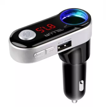 FM-Transmitter Tellur FMT-B2 Schwarz Bluetooth 5.0 USB für Auto-Audio-Wiedergabe