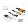 HDMI-Kabel DeLOCK 85729 2 m HDMI Typ A Standard Schwarz Gold