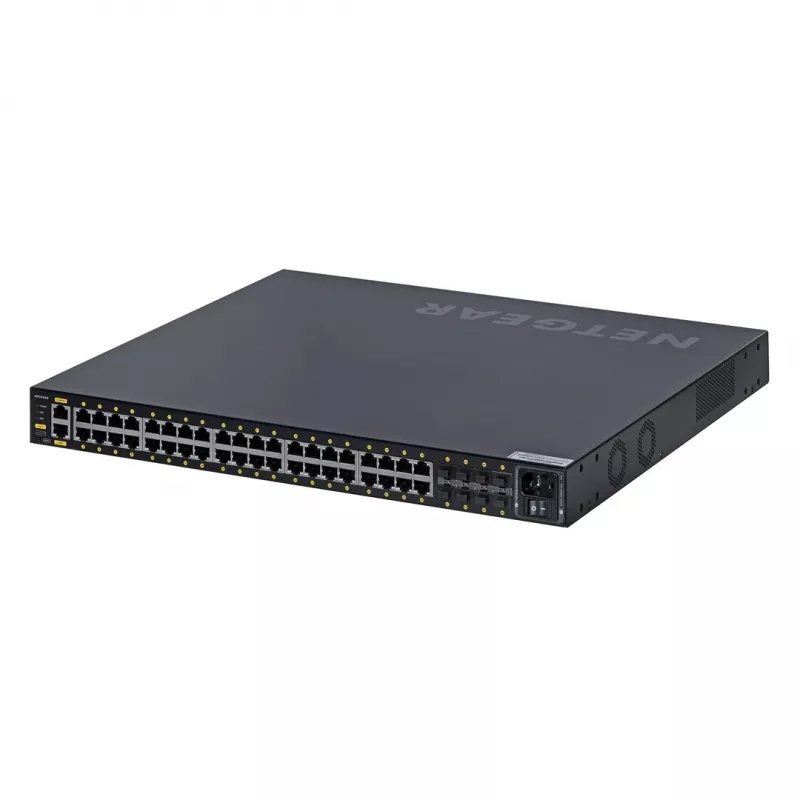 NETGEAR GSM4248PX-100EUS Netzwerk-Switch Managed L2/L3/L4 Gigabit Ethernet (10/100/1000) Power over Ethernet (PoE) Schwarz